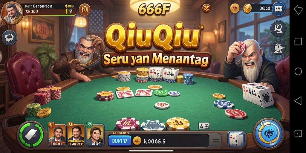 Gameplay QiuQiu yang seru dan menegangkan di 666F.