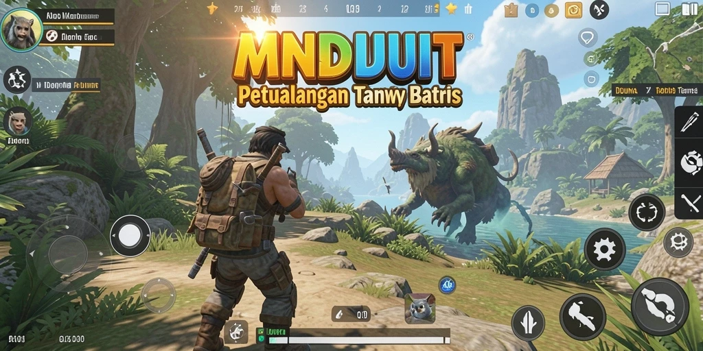 Gameplay MNDUIT menampilkan eksplorasi dunia terbuka yang seru.