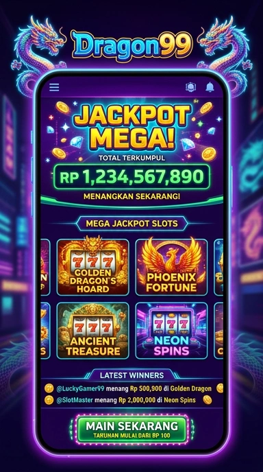 Tampilan aplikasi dragon99 yang menarik dan intuitif.